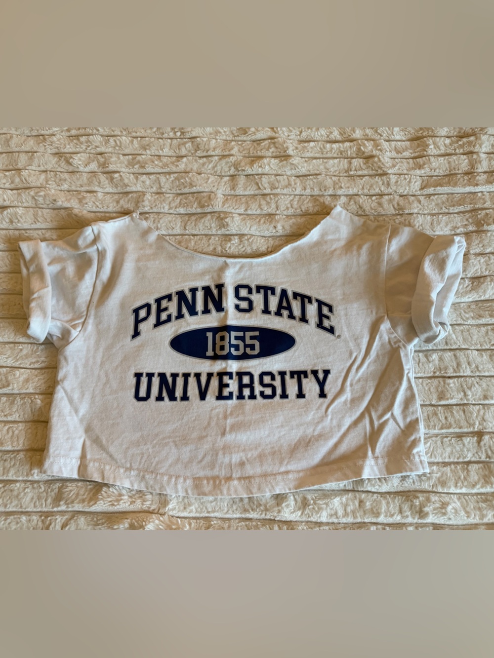 Penn State White Crop T-Shirt
